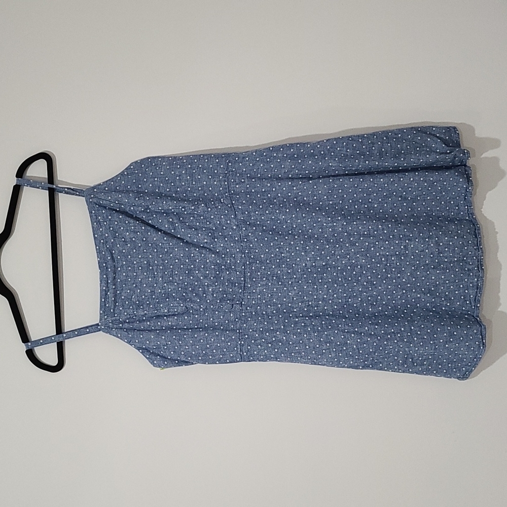 Polkadot blue dress